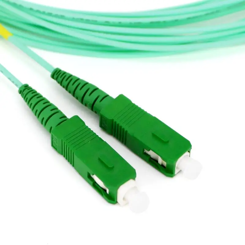 3.5 Meter SC/APC-SC/APC Green Fiber Optic Patch Cord Single Mode G657A2 Simplex 1.6mm Jumper Cable For France