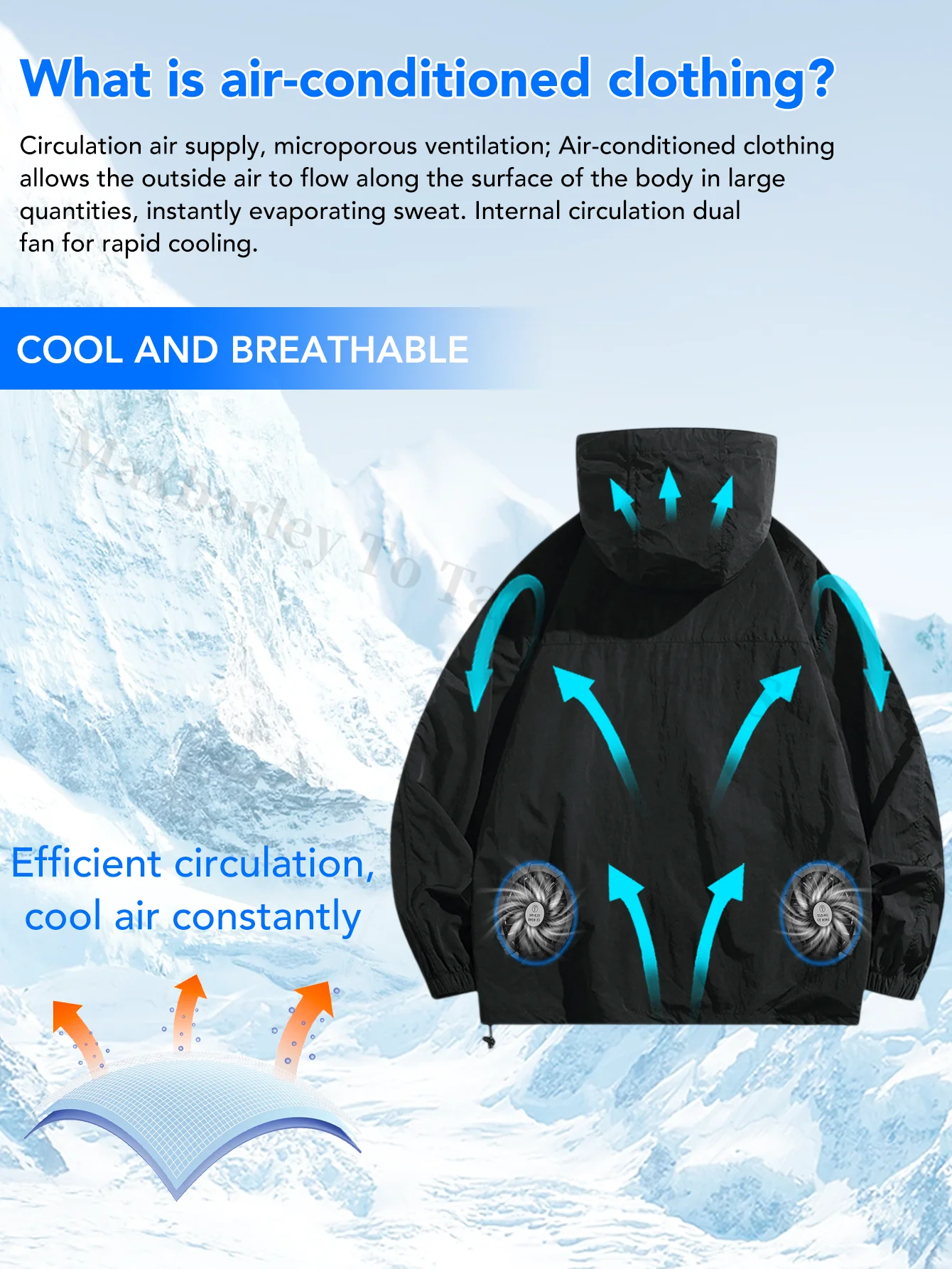 COMXZ Men's Cooling Work Jacket Long Sleeve Electrician Outdoor Fishing Uniform Air Condition Tech Wear Sun Protection 2024