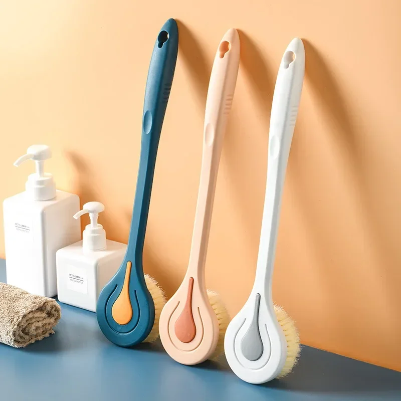 Long Handle Soft Hair Bath Brush for Back Scrubbing