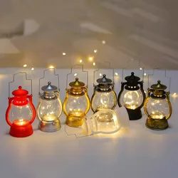 Retro Oil Lamp Holiday Desktop Hanging Bar Night Light Halloween Decorative Photo Props Led Small Home Party Retro Oil Lantern