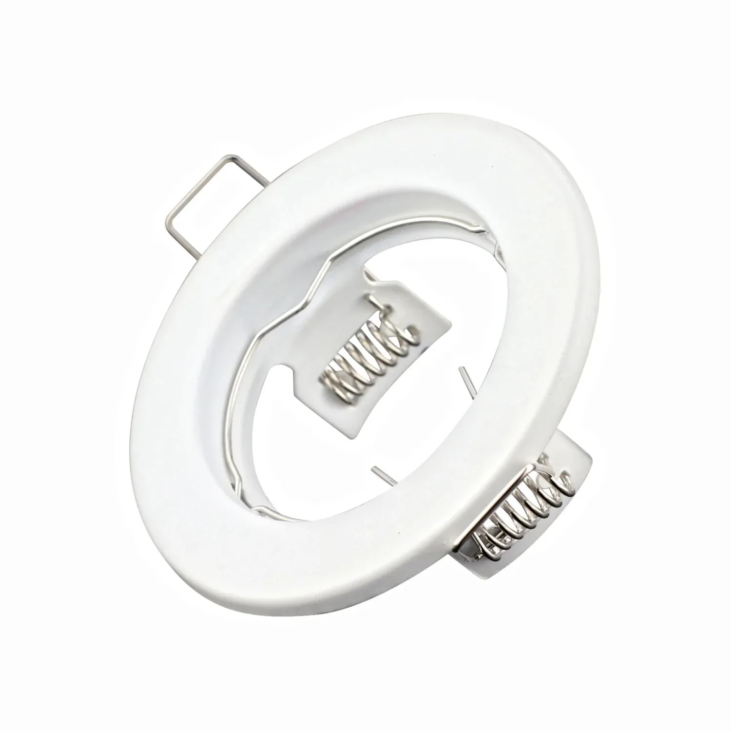 1/10PCS LED 스포트라이트 프레임 조정 가능한 다운라이트 LED 홀더 컷아웃 60mm MR16 GU10 전구 홀더 매립형 LED 스포트라이트