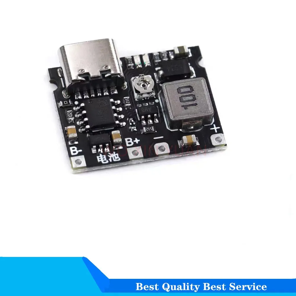 

10PCS Lithium Li-ion 18650 3.7V 4.2V Battery Charger Board DC-DC Step Up Boost Module TP4056 DIY Kit Parts