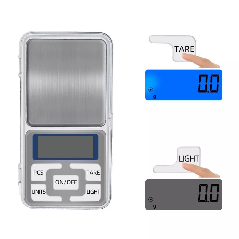 0.01g/200g Mini Digital Pocket Scales LCD Display for Diamond Weighting Gram  Weight Scales - AliExpress