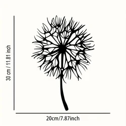 Sophisticated Dandelion Metal Wall Art - Contemporary Hollow Design for Stylish Home and Office Decor (TY - 546)