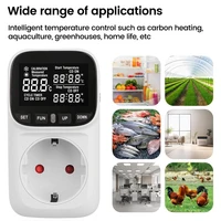 LCD Digital Thermostat 16A EU Plug Heating Cooling Temperature Controller Socket High-Precision Socket Outlet With Timer Sensor - Image 3