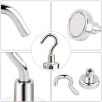 10PCS Strong Magnet Hooks Multi-Purpose Storage Hooks Home Kitchen Bar Storage Hooks Key Storage Hooks Bathroom Hangers 5