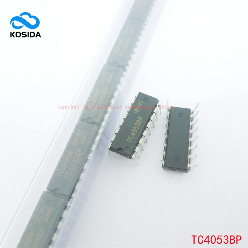 10PCS TC4053BP 4053BP TC4053 DIP-16 Multiplexer chip Logic IC New and original |