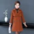 long black puffer Middle-age Elderly Spring Autumn Coat 2022 New Women Autumn Mid-length Trench Coat Women Loose Plus Size 5XL Windbreaker Jacket down coats & jackets Coats & Jackets