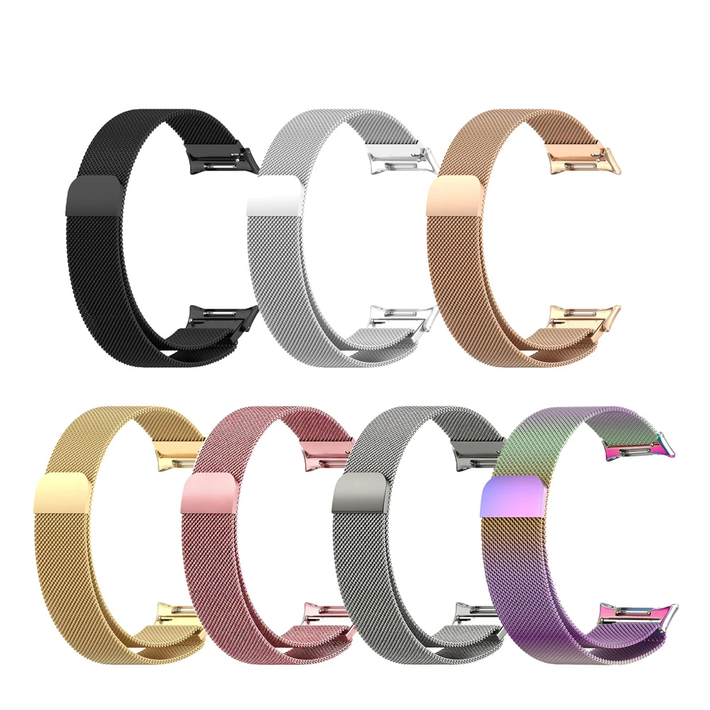 Milanese Loop Magnetic Metal Strap for Smartwatch - Stainless Steel Wristband