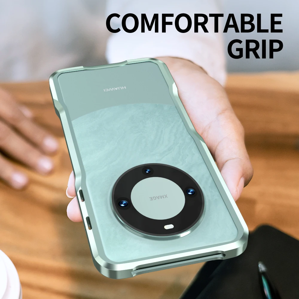 Matching Dual Colors Metal Frame For Huawei Mate 60 Pro Mate60 Pro Mate 60Pro Anti fall Aluminum Alloy Bumper Case Cover