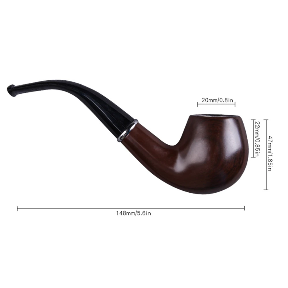 Classic Resin Smoking Pipe Smoking Pipe Kit with Washable Filter