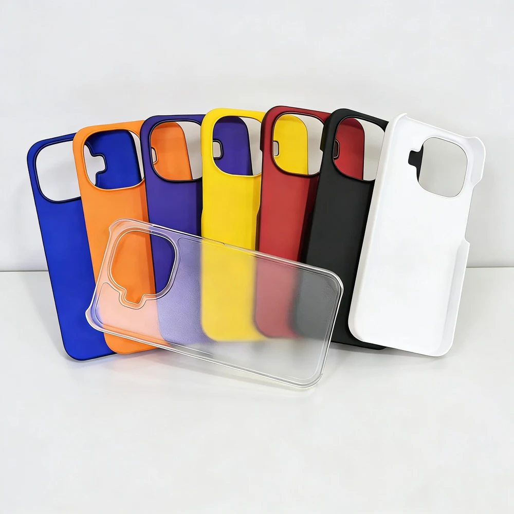 Sleek Matte Hard Shell Phone Case - Anti-Fingerprint PC Back Cover