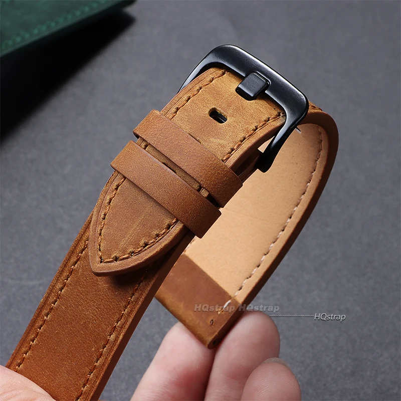 Vintage Leather Strap - Premium Watch Band in Multiple Sizes