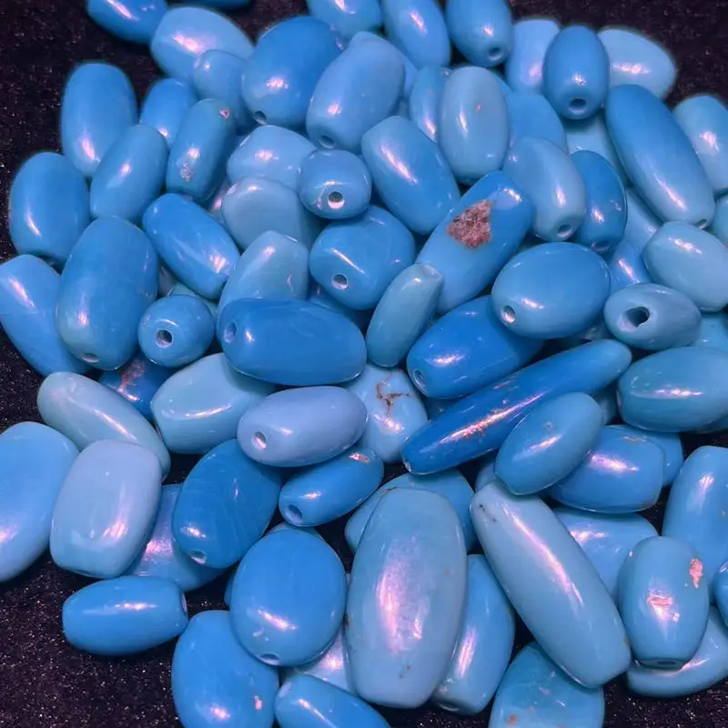 Special Offer! Special Offer! Handmade Natural American turquoise beads are colorful, and perforated bracelets an
