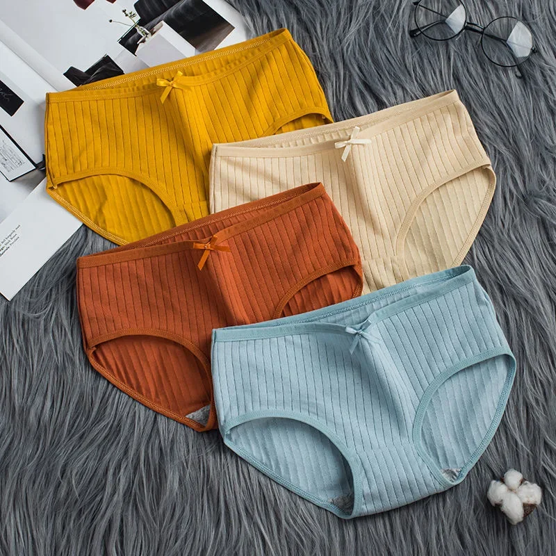 

Women Cotton Underwear Seamless Panties Sexy Panty Female Breathable Solid Color Underpants Girls' Lingerie Briefs