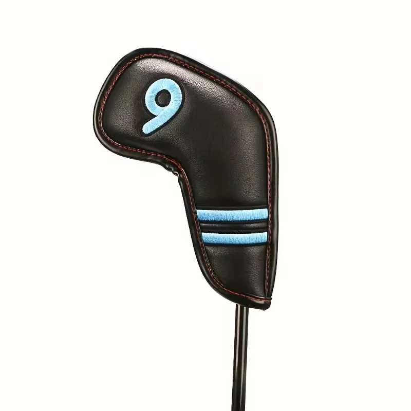 11 Golf Club Head Covers, Faux Leather, Durable, Soft Golf Club Head Covers, Magnet Closed Design, Golf Accessories 5