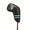 11 Golf Club Head Covers, Faux Leather, Durable, Soft Golf Club Head Covers, Magnet Closed Design, Golf Accessories 5