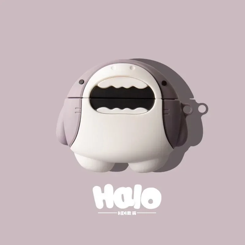 Cute 3D Cartoon Silicone Case Cover for Earphone Charging Box Accessories