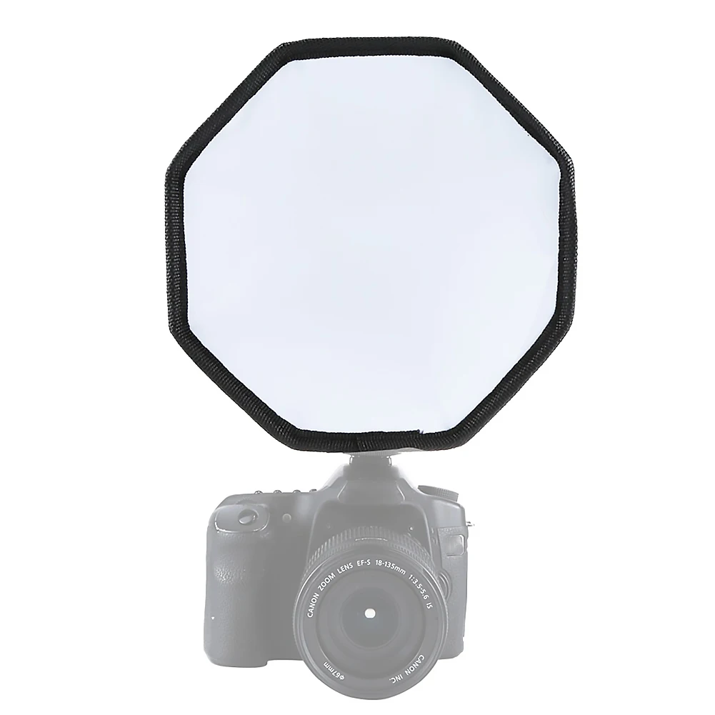 PULUZ 20cm Foldable Octagon Flash Light Softbox Flash Light Diffuser Universal
