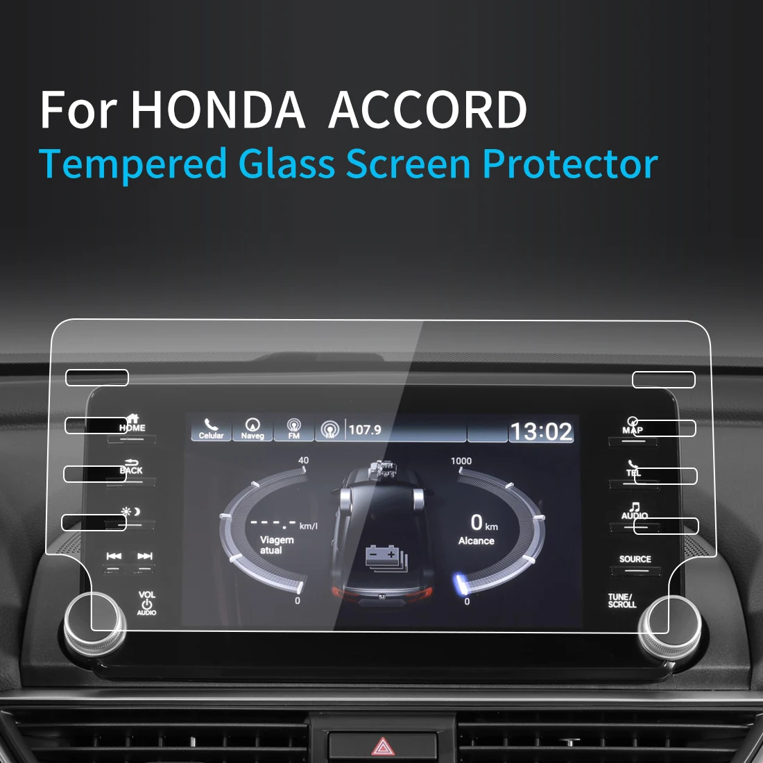 

Защита для экрана для Honda ACCORD 2023 центральная консоль защита для приборной панели