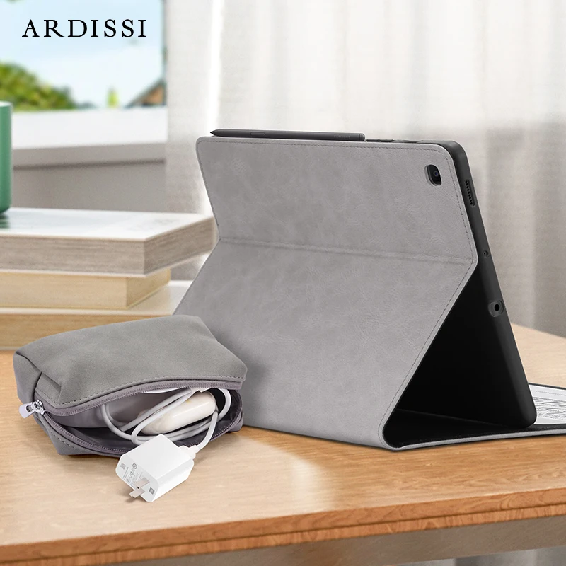 Ardissi Tablet Case para Samsung Galaxy Tab s9 Além Disso Toque s8 s7 fe s6 Lite Capa Protetora Flip Book Couro Vegan - Imagem 3