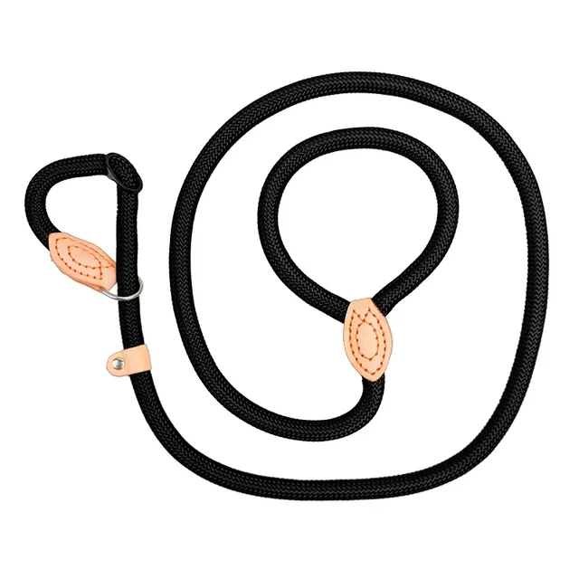 Dog Walking Leash Slip Rope Lead Leash Heavy Duty Braided Rope Adjustable Loop Collar Training Leashes for Large Dogs 5