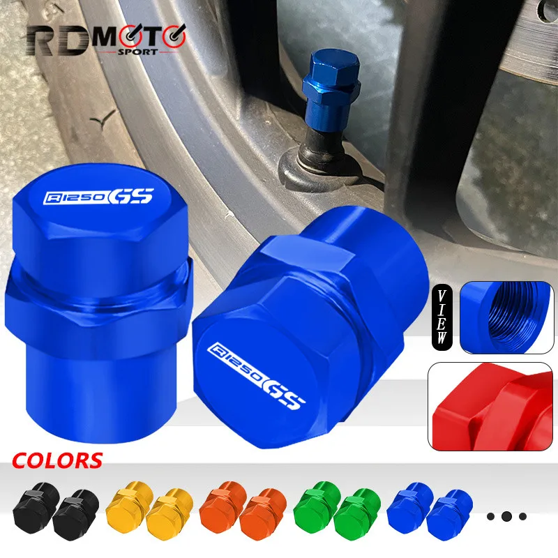 

Motorcycle Accessories CNC Aluminum Wheel Tire Valve Caps Airtight Covers For BMW R1250GS R1250 GS HP r1250 gs hp