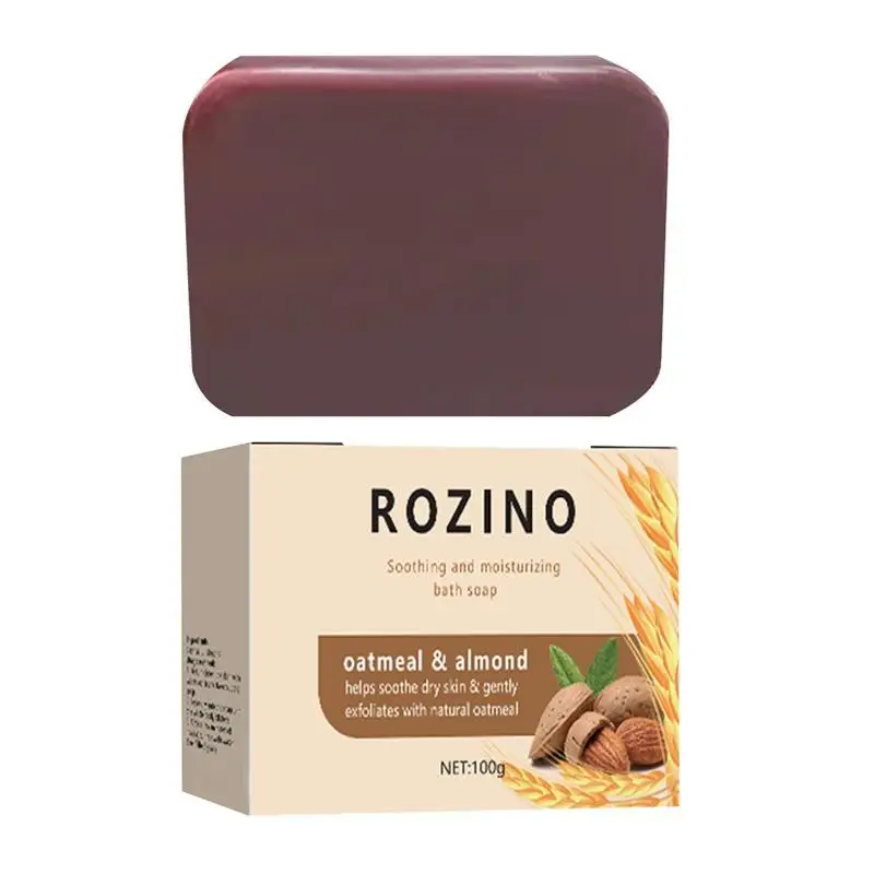 

Almond Soap Nourishing And Cleansing Oat Bar Soap Refreshing Soap Bar Facial Cleanser For All Skin Types And Face