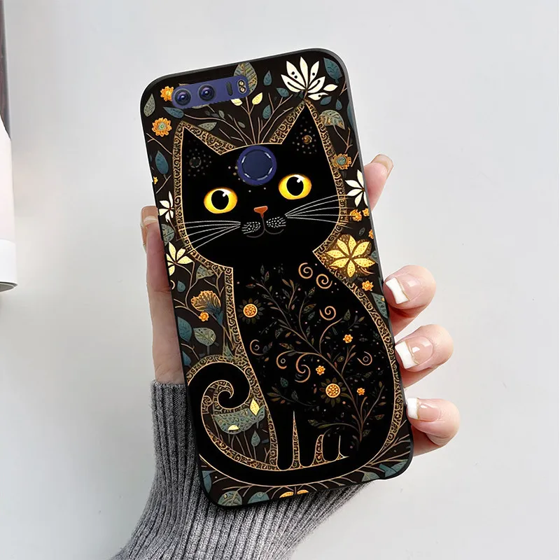Cute Cat & Funny Dog Silicone Soft Back Cover -