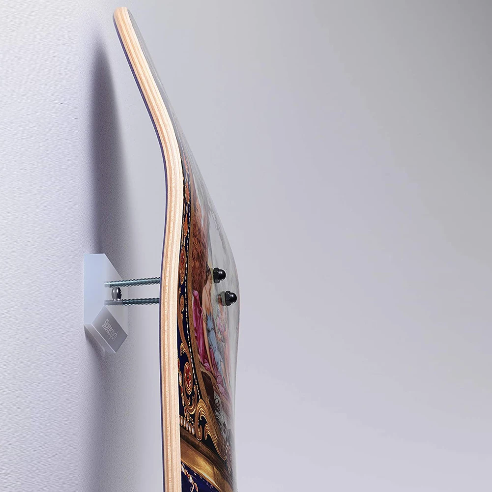 Skateboard Wall Hanger Wall Mount Skateboard Storage Holder Acrylic Skateboard Wall Storage Rack for Skateboard Lovers