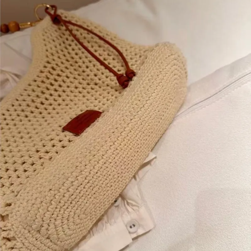 JIAERDI Vacation Weekend Woven Handbag Women 2025 Sea Holiday  Large Capacity Straw Bag Purse Ladies Summer Shoulder Bags Female