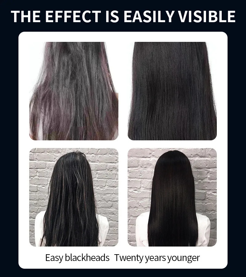 200ml and 200ml Collagen Glycerin Hair Changing Agent Household Black Hair Changing Cream for Covering White