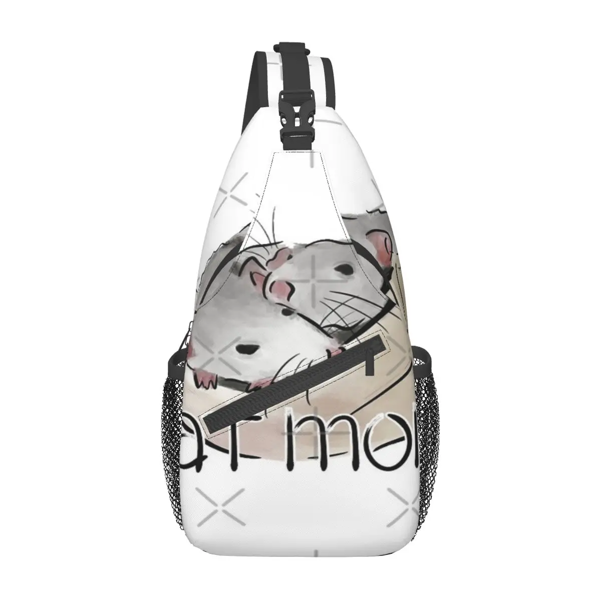 

Rat Mom Chest Bag Holiday Durable For Office Nice gift Customizable