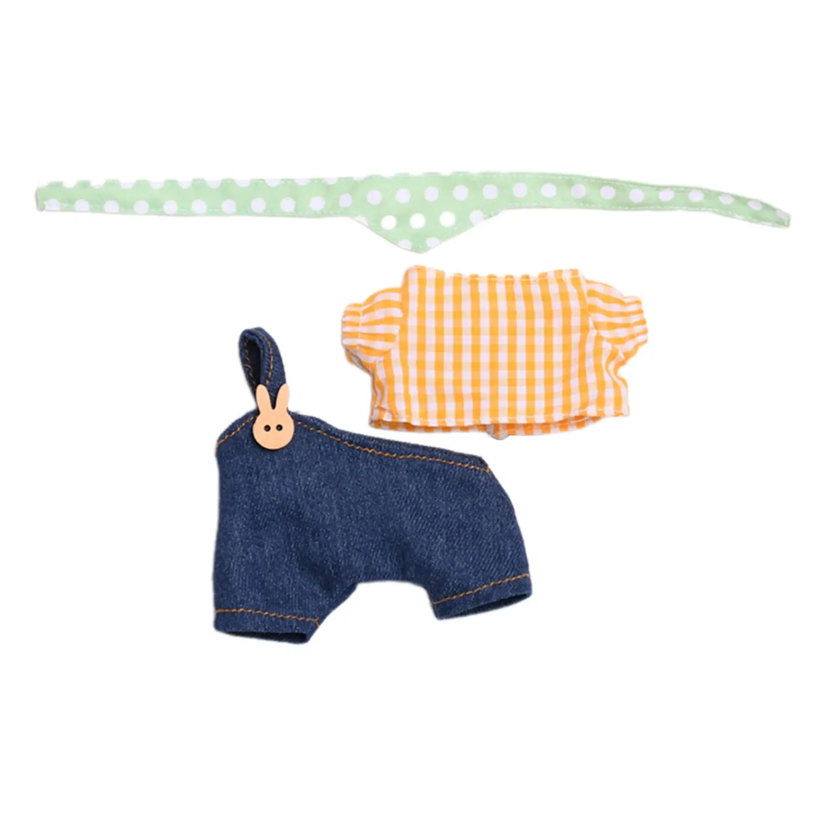 Plush Doll Top and Pants DIY Educational Hands on Costumes for 6.69 Doll