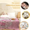 Angel Dust And Fat Nugget Hazbin:Pink:Hotels Blanket Style Home Textile Flannel Soft Throw Blanket Bedding Sofa Cover for Kids 5
