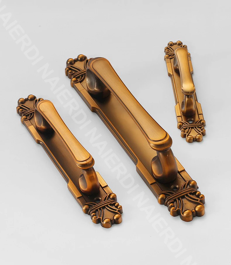 NAIERDI-Antique Móveis Handle, Estilo Europeu, Liga de