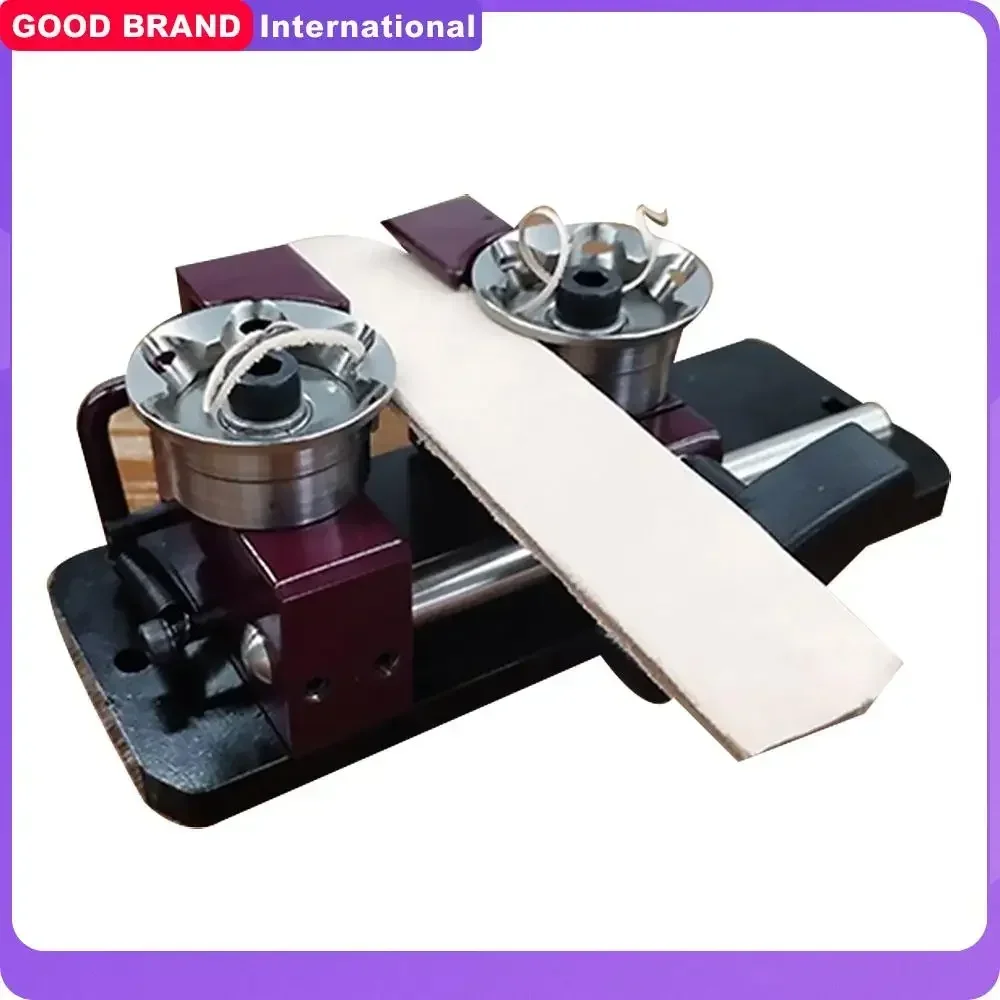 DIY Edge Band Trimming Machine Leather Edge Band Bevelling Machine Desktopl Leather Trimming Belt and Peel