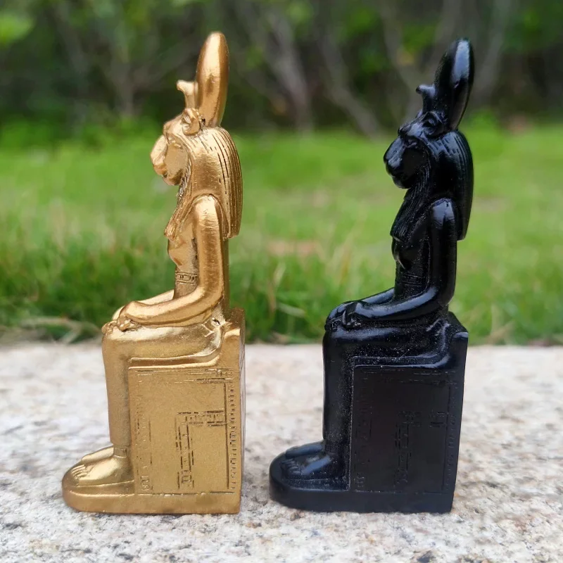 Egyptian Statue Sphinx Decor Ancient Sculpture Decoration Pharaoh Figurine God Mythology Goddess Resin Tabletop Creative Office - Image 2