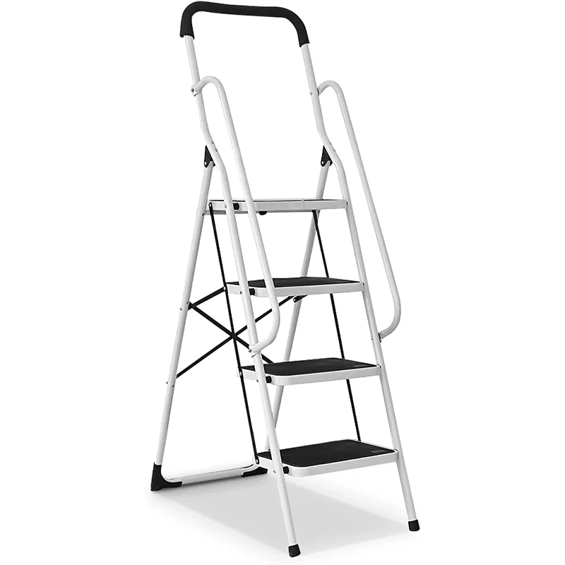 

SUGIFT 4 Step Ladder Folding Step Stool with Anti-Slip Pedal Platform