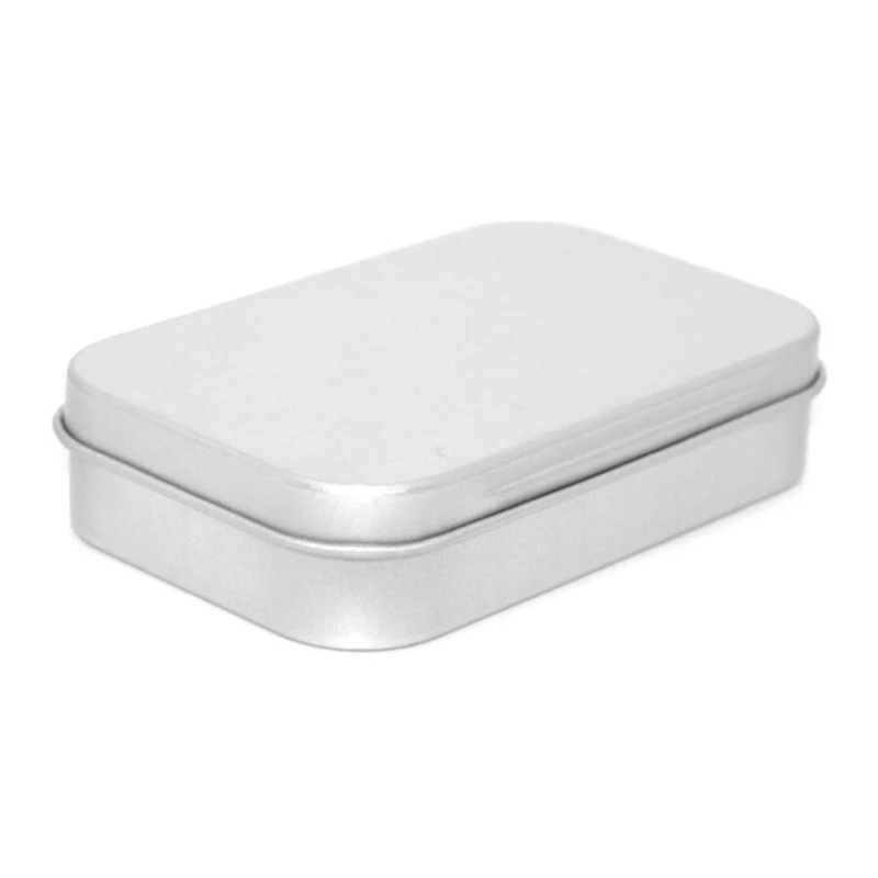 ROOMHUAWAY Lot 6 Boîtes Métal Noir Avec Couvercle 9,5x6x2cm - Range-petits Objets