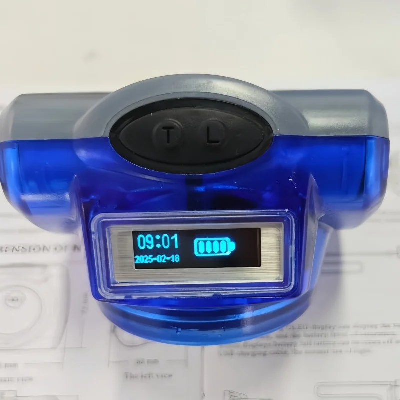 신형 Kl6 광산 램프 헤드라이트 고품질 IP68 방수 7000mAh 2 * 1865 리튬 배터리 조명 헤드램프 라이트 LED