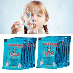 10 Pcs Bubble Solution Refill Liquid 10ml Outdoor Game for Bubble Machine Maker Party Supply with Rich Bubbles for Children