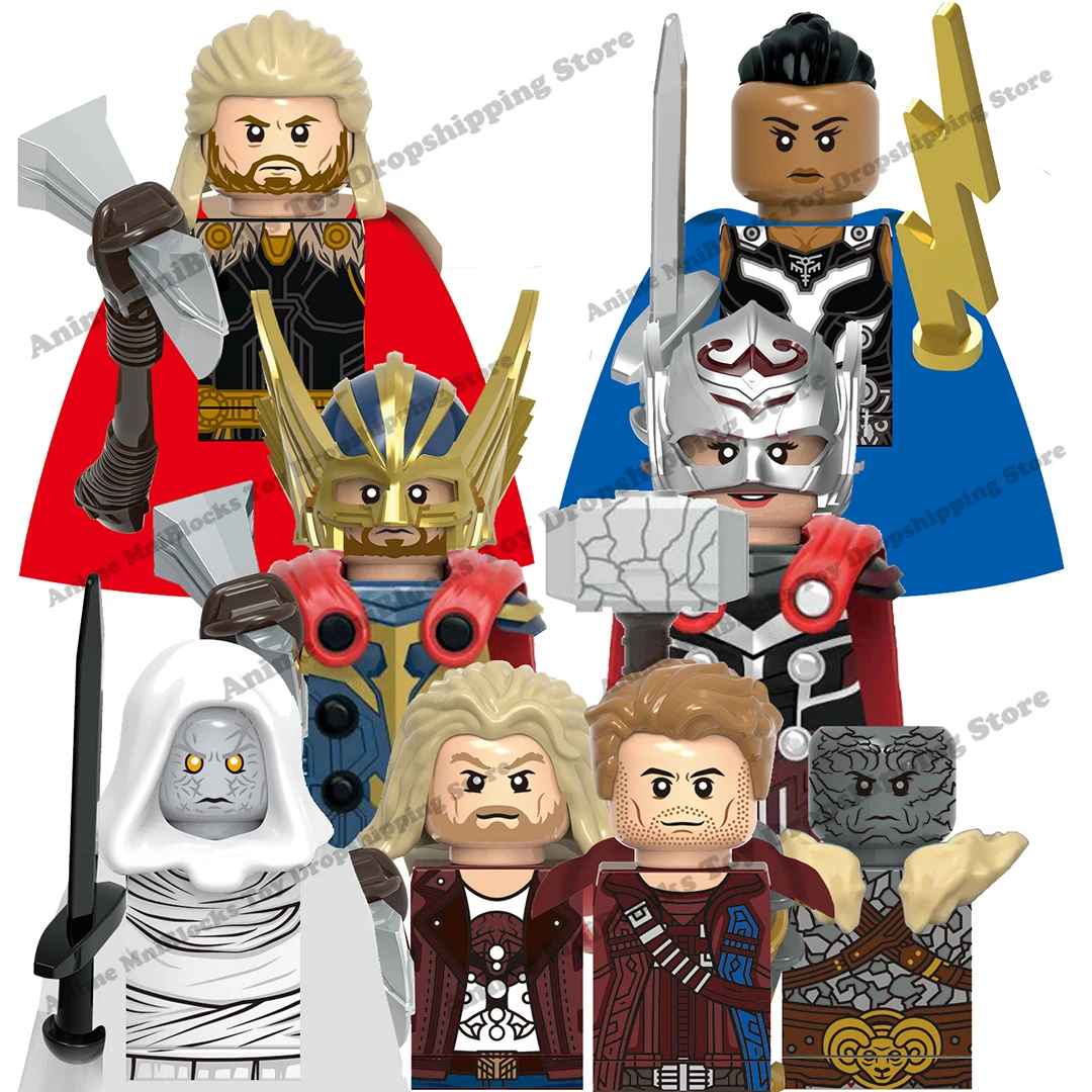 

X0339 KT1062 KF6161 Disney anime Mini Action Toy Figures Building Blocks Assemble toys Collectible Bricks Birthday Gifts for Kid
