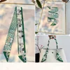 New Style Horse Ribbon Scarf  Skinny Luxury Brand Twill Printing Tie Bag Handle Ribbon Hair Band Headscarf Design Silk Scarves 3