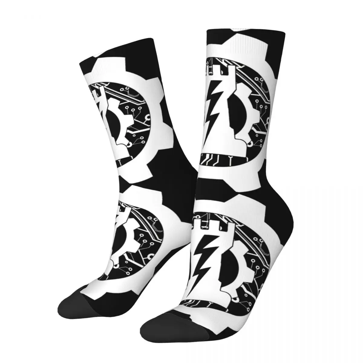 Hip Hop Vintage Ordo Reductor Calzini A Compressione Da Uomo Bianchi Unisex Adeptus Mechanicus Game Harajuku Calzino Dell'Equipaggio Stampato Senza Cu