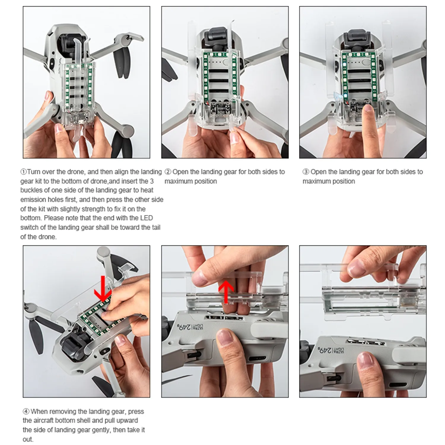 Dji-̴ 2 Led ÷   ŰƮ, ߰  , ź ̴ Se  ׼ ̽  Ű
