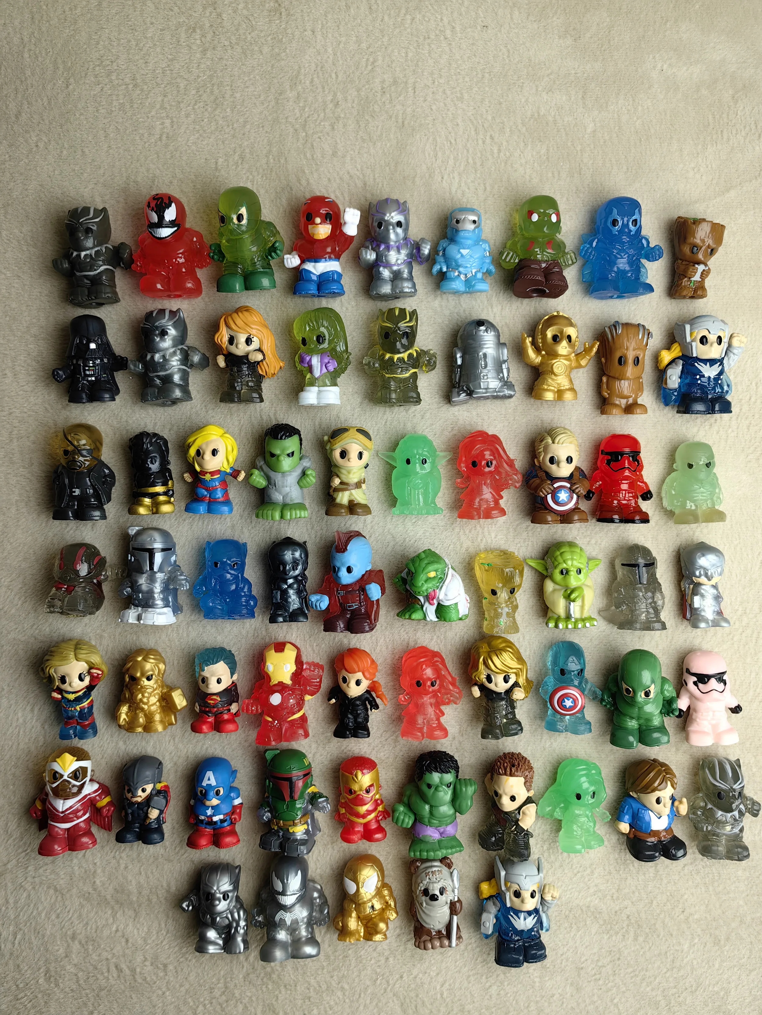 Avengers Superhero versi Q Iron Man Thor Hulk Captain America