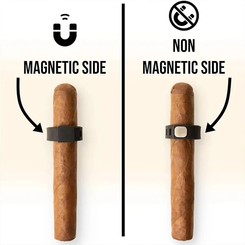 Y67A-Cigar Holder, Magnetic Cigar Holder, Cigar Holder For Golf, Cigar Stand Made With Premium Silicone And Magnetic