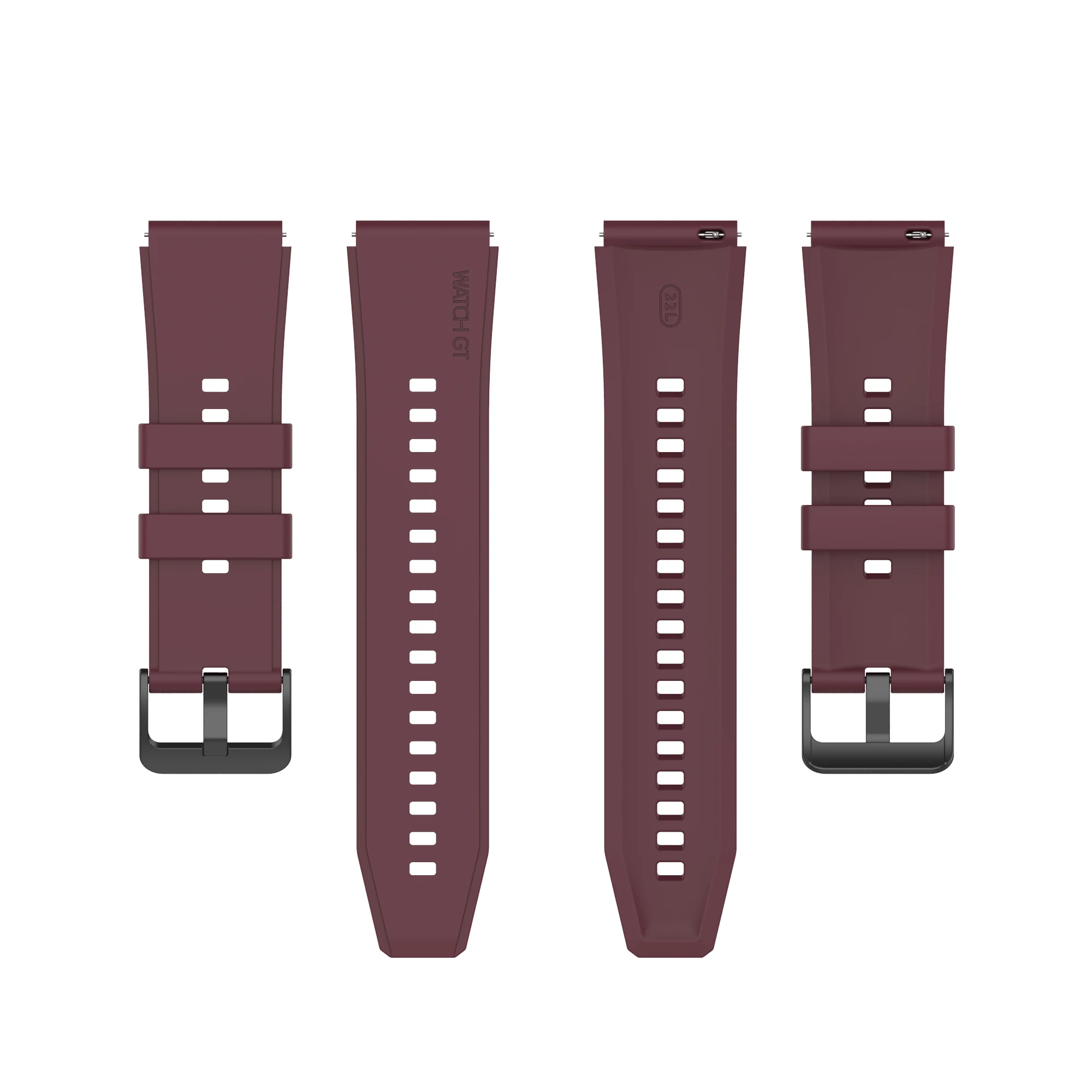 Silicone Replacement Watch Strap, 20/22mm - Versatile Bracelet