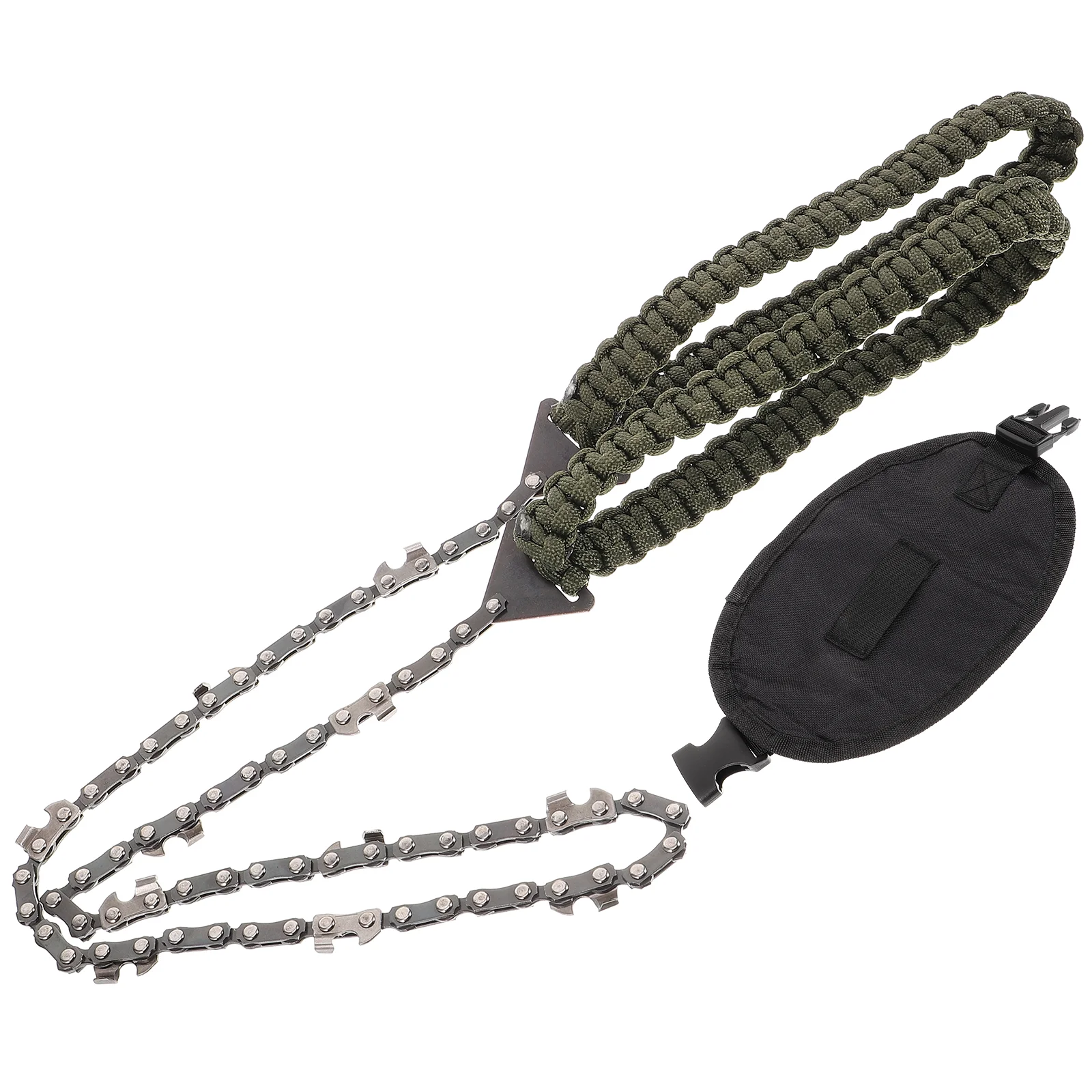 

Folding Chain Saw Wood Cutting Tool for Weave Camping Hand Chainsaw Braided Rope Sawing Travel Emergency Outdoor